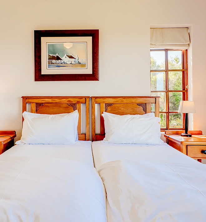 Two Single Beds in a Double Bedroom