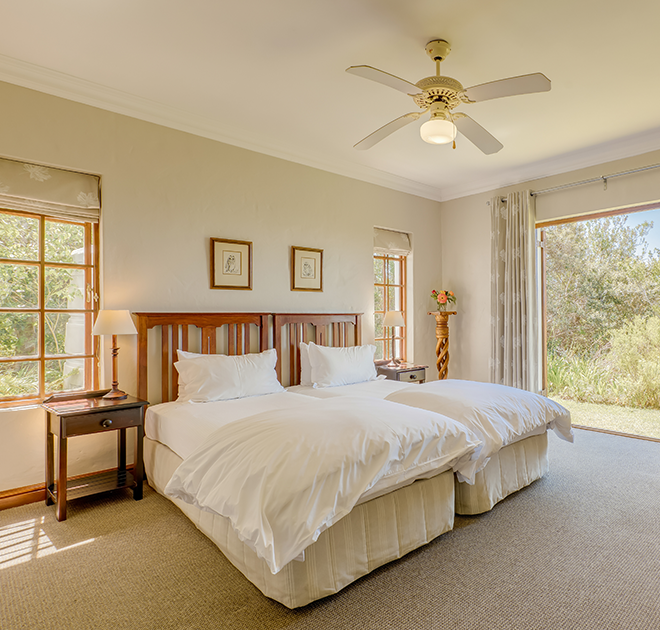 Two Single Beds in a Double Bedroom